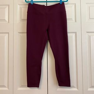 Fabletics leggings 34” eggplant - XL